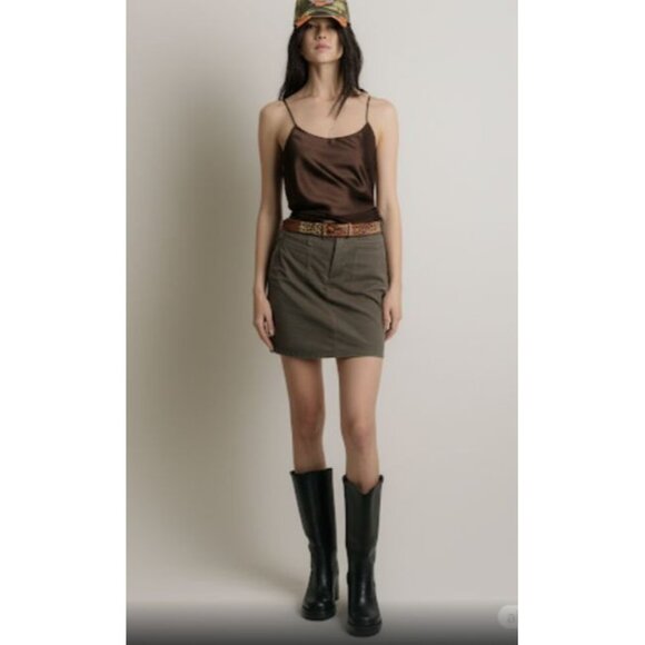 GAP Dresses & Skirts - GAP Jersey Cotton Athleisure Tennis Stretch Low Rise Y2K Mini Skirt Women's L